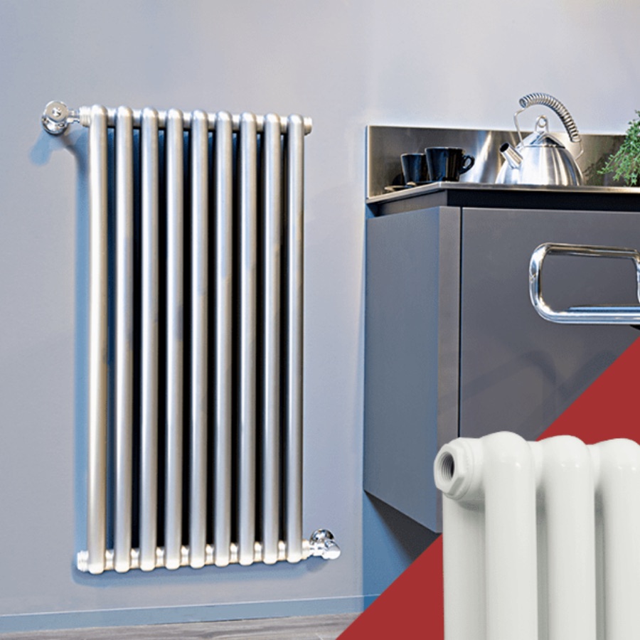 Fondital Tribeca aluminum radiator, white